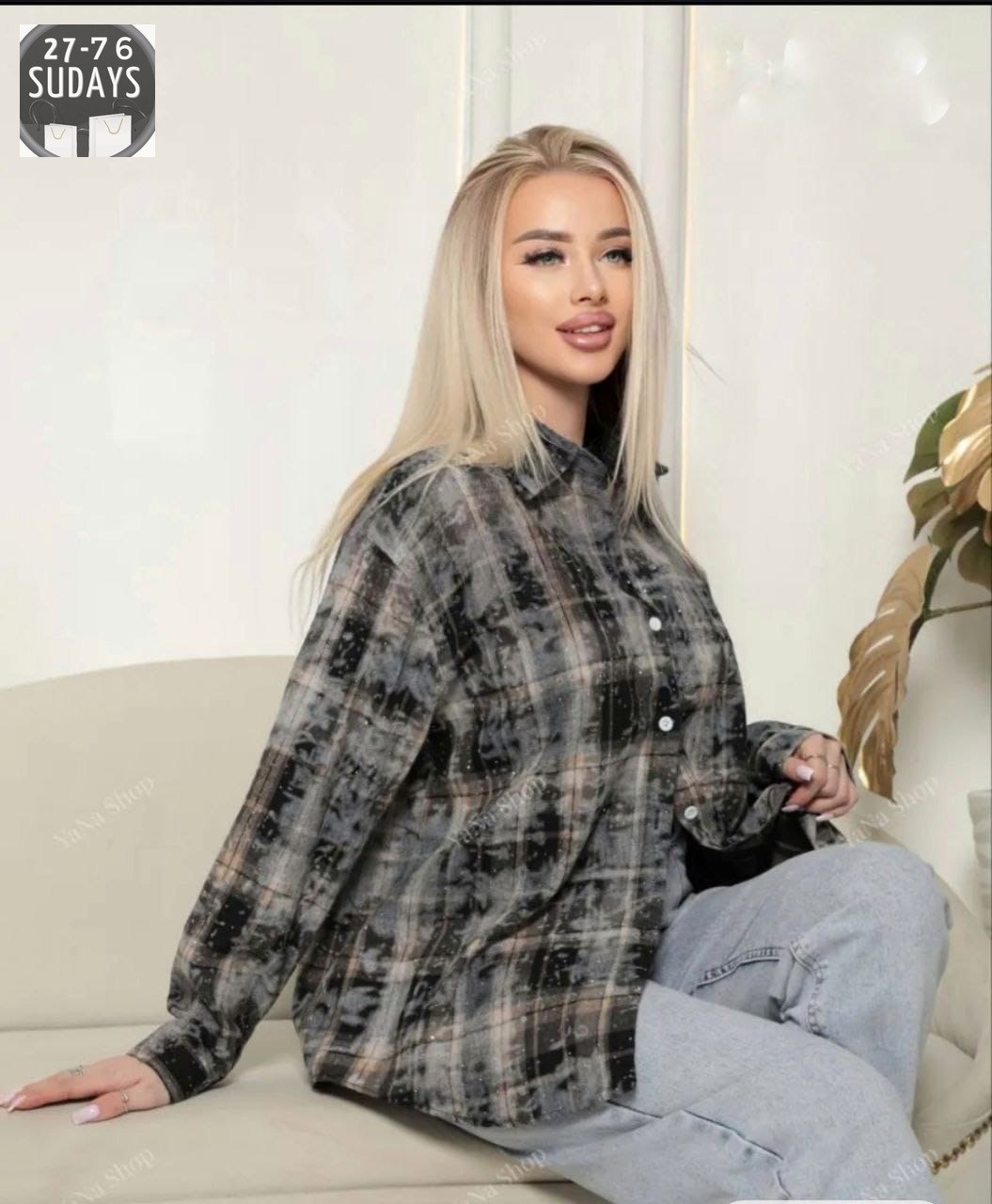 рубашка в клетку оверсайз летняя tika boom,рубашка в клетку женская,рубашка женская в клетку оверсайз,женская рубашка,рубашка в клетку
