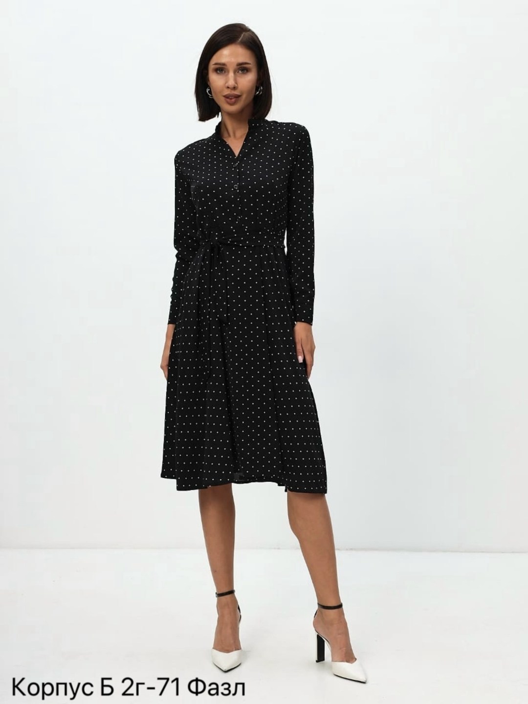 чёрное платье в горошек,платье,платье женские,,легкие платья