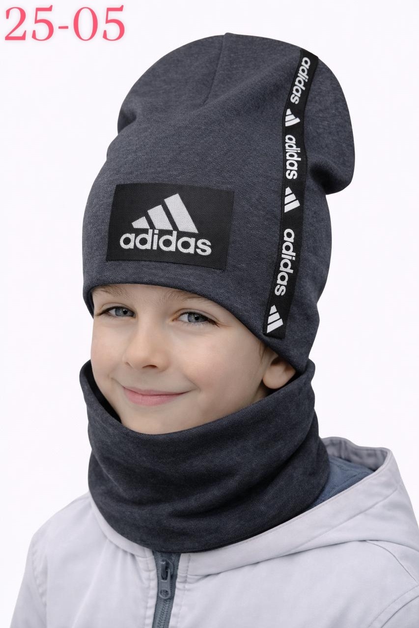 комплект шапка снуд,снуд adidas,шапка снуд для мальчика,шапка и снуд,шапка комплект со снудом