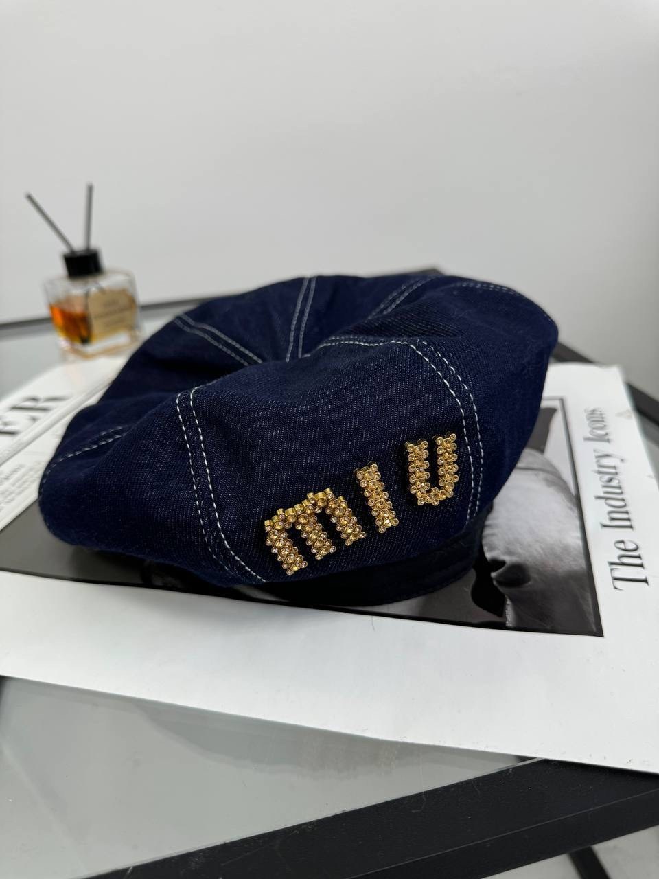 джинсовая кепка,кепка джинсовая женская с камнями,джинсовый берет,кепка,кепка модная