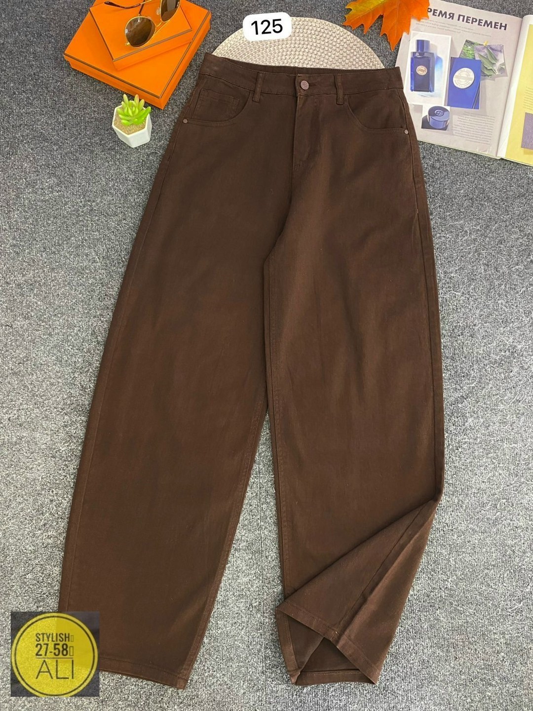 коричневые джинсы женские,коричневые джинсы на флисе женские,джинсы женские,брюки джинсы,коричневые джинсы широкие