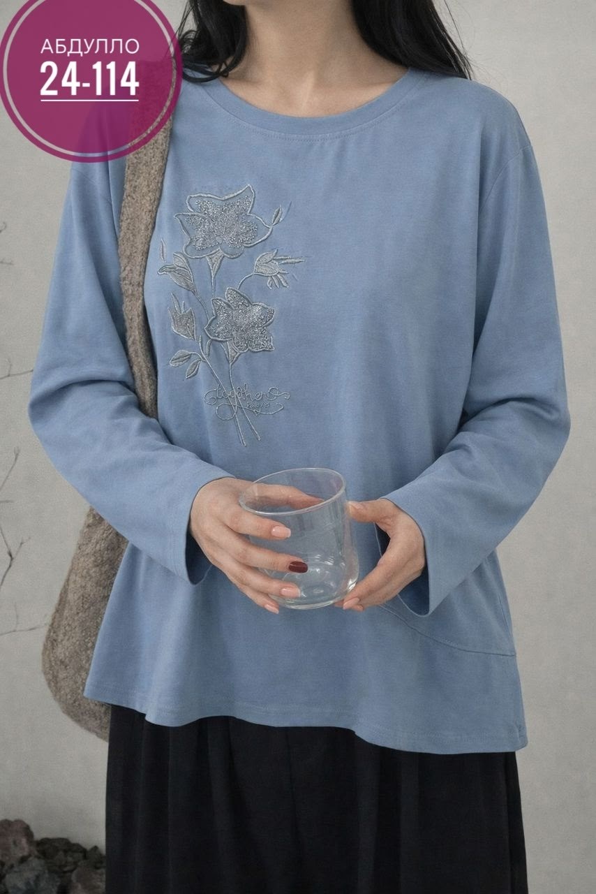 johnature женский винтажный пуловер с вышивкой,женский свитшот с вышивкой,блузка с вышивкой,свитшот с уникальной вышивкой,женские льняные футболки