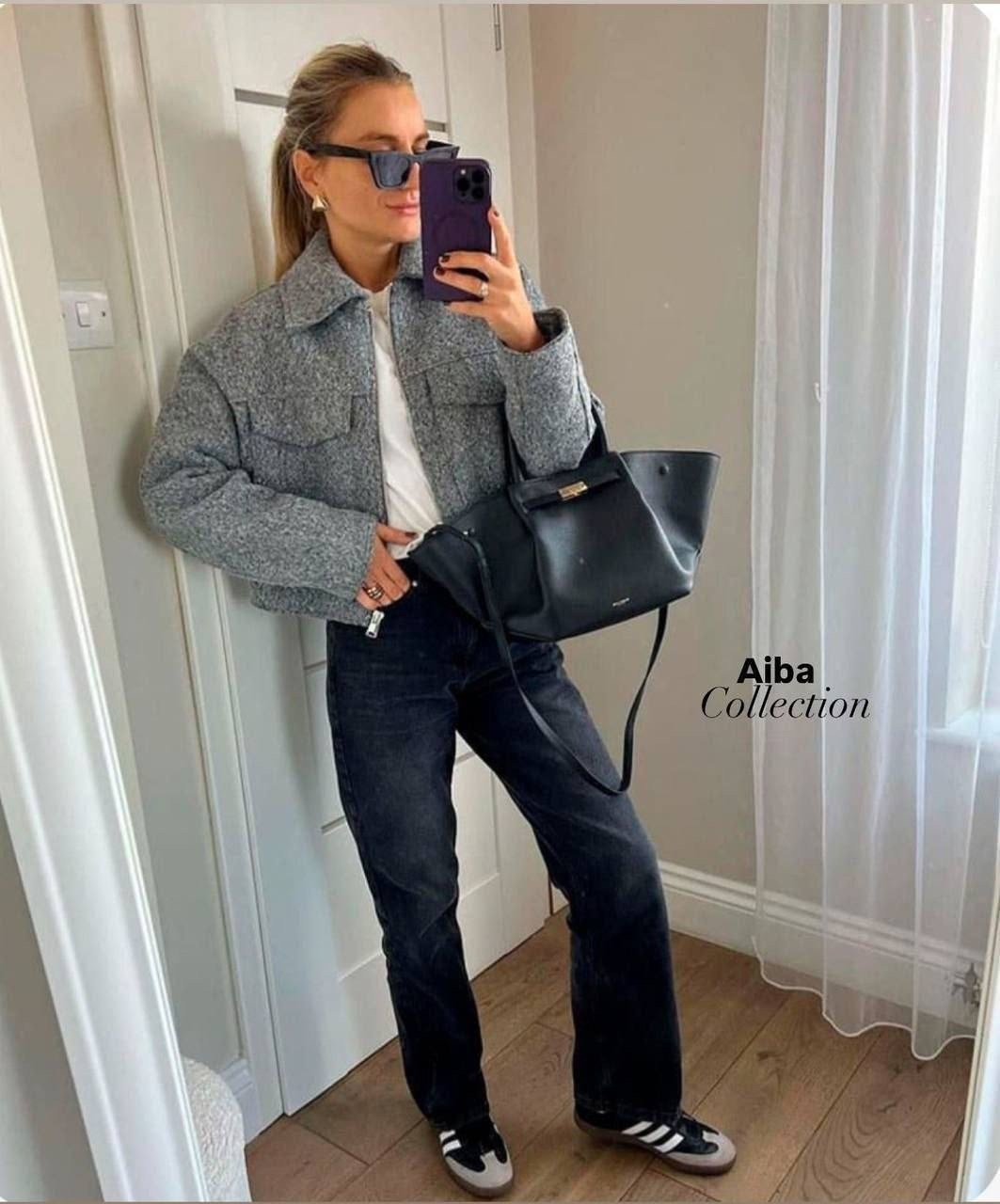 укороченная куртка из твида для женщин,модные стили,куртка бомбер,куртка полупальто на молнии демисезон xs-s,женская куртка