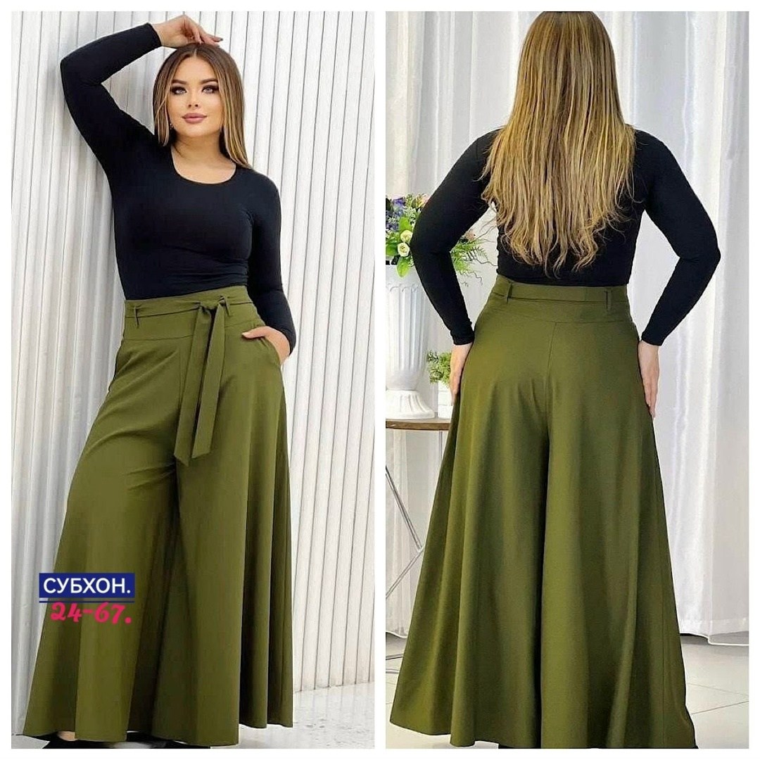 брюки женские палаццо,брюки широкие палаццо,женские широкие брюки,штаны юбка,темно синие брюки палаццо