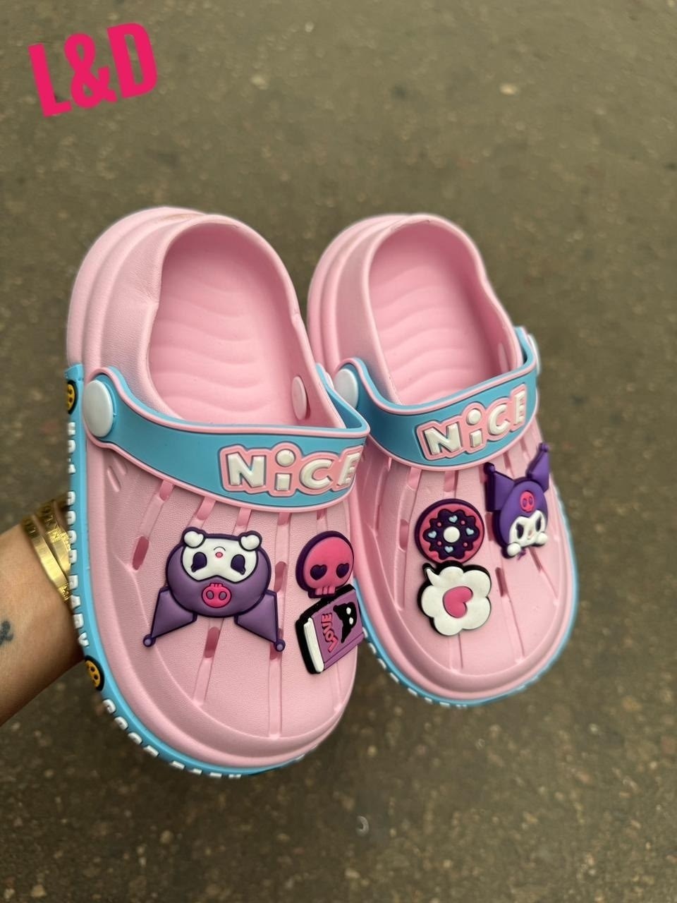 ,детские тапочки,сабо детские резиновые,тапочки sanrio,сабо детское