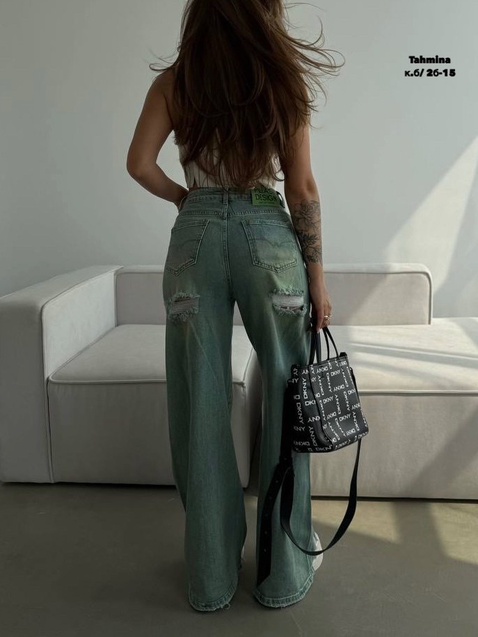 джинсы женские широкие,джинсы женские,рваные джинсы женские,джинсы женские с разрезами,джинсы широкие