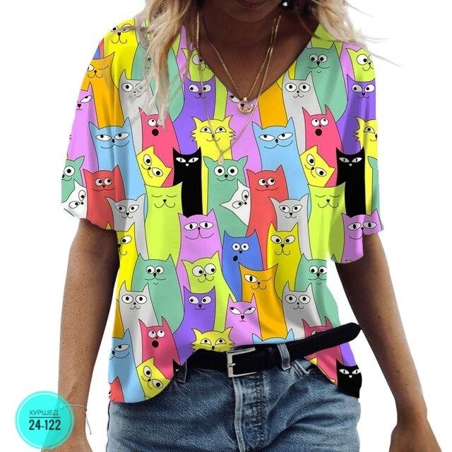 женские футболки с принтом,футболки женская,футболки для женщин,футболка женская кот,женская летняя футболка