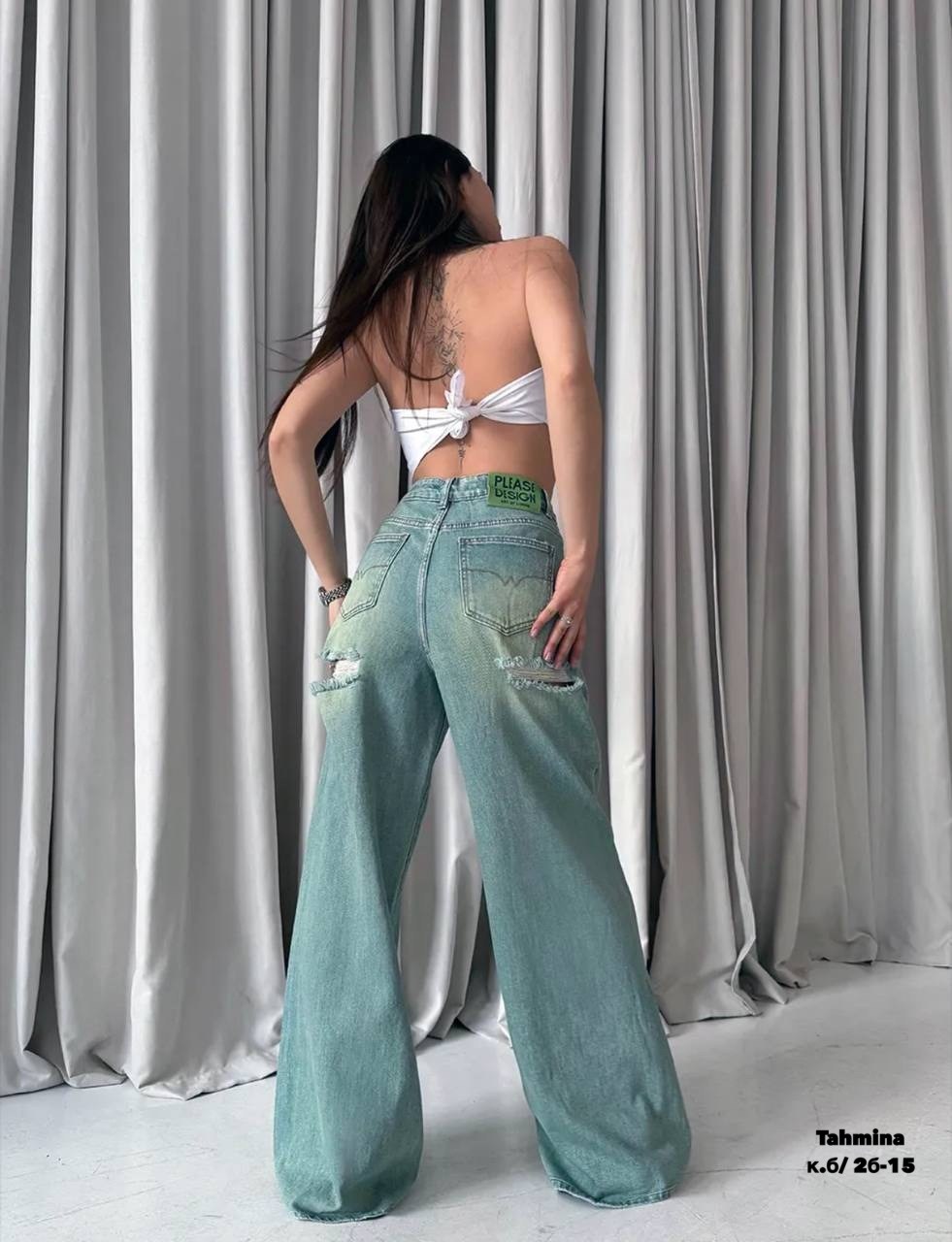 джинсы женские широкие,джинсы женские,рваные джинсы женские,джинсы женские с разрезами,джинсы широкие