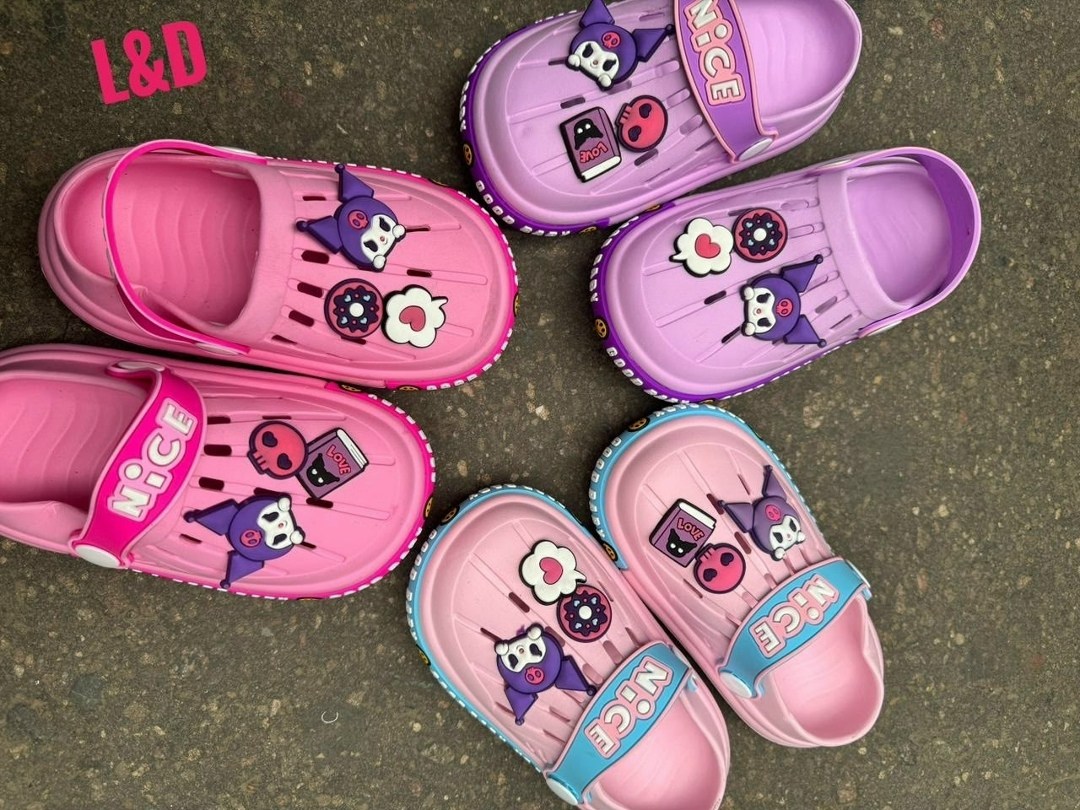 ,детские тапочки,сабо детские резиновые,тапочки sanrio,сабо детское