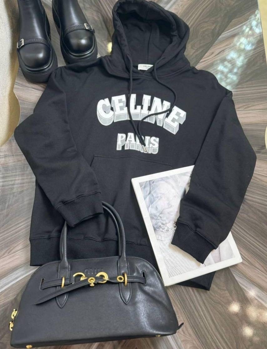 зип худи celine,celine толстовка,худи celine,celine paris толстовка,толстовка