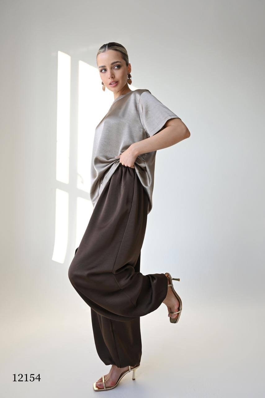 брюки свободные,широкие брюки,брюки для женщин,брюки широкие шаровары алладинки,костюм свободного кроя из блузки и брюк-палаццо zesse