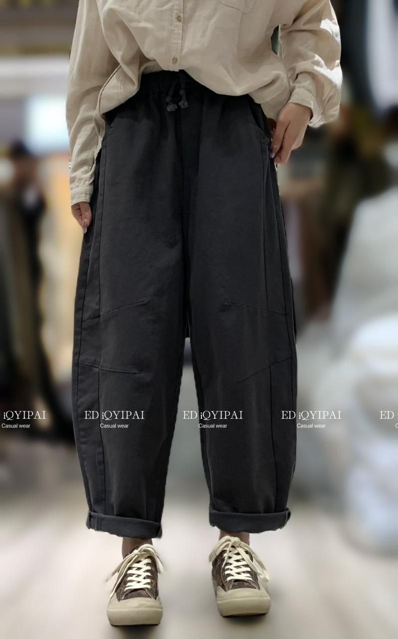 льняные шаровары,льняные брюки,широкие льняные брюки цветные,женские льняные свободные брюки max lulu,льняные штаны