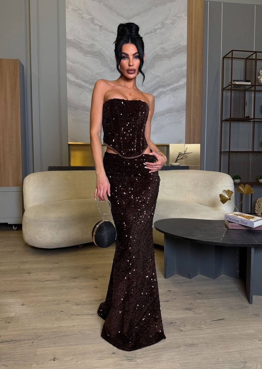 платье вечернее,длинное платье вечернее,вечернее платье стильное,длинная юбка из пайеток,женское вечернее платье