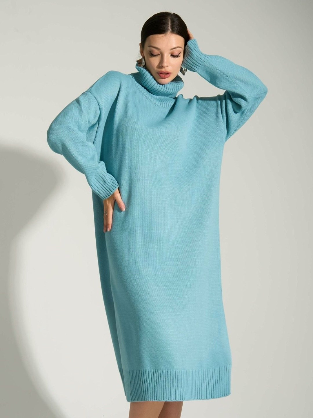 трикотажные костюмы,платье свитер оверсайз,трикотажное платье,платье свитер,костюм с юбкой