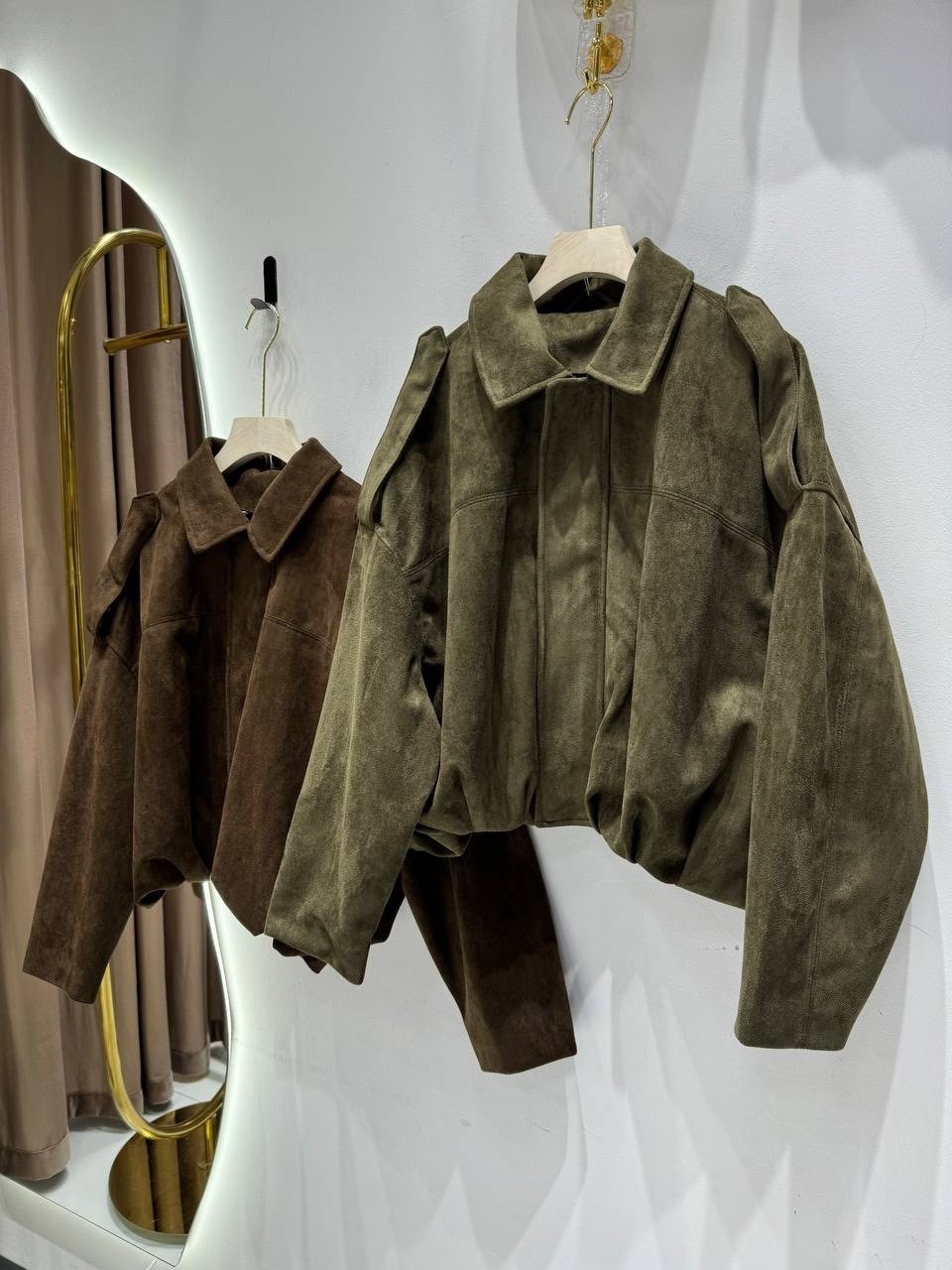 куртка бомбер,куртка замшевая бомбер оверсайз lancy,куртка бомбер оверсайз из замши m.wish 453276404,куртка повседневная,куртка бомбер женская оверсайз