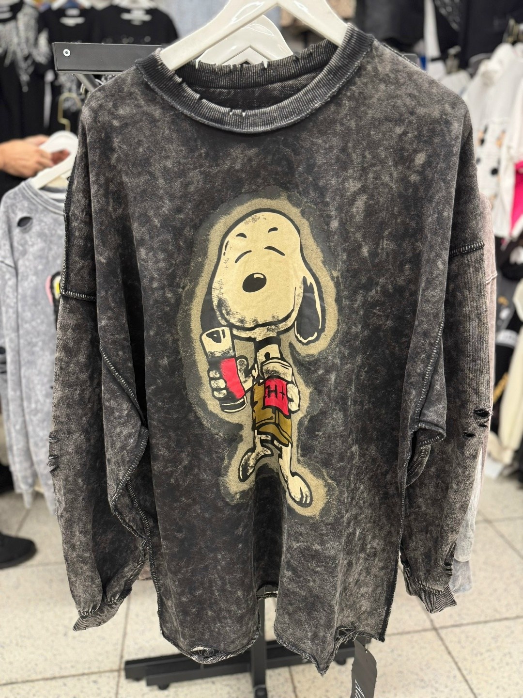 свитшот женская,свитшот оверсайз с принтом "микки маус",женская кофта,стиль оверсайз,лонгслив оверсайз с принтом варенка arttimes