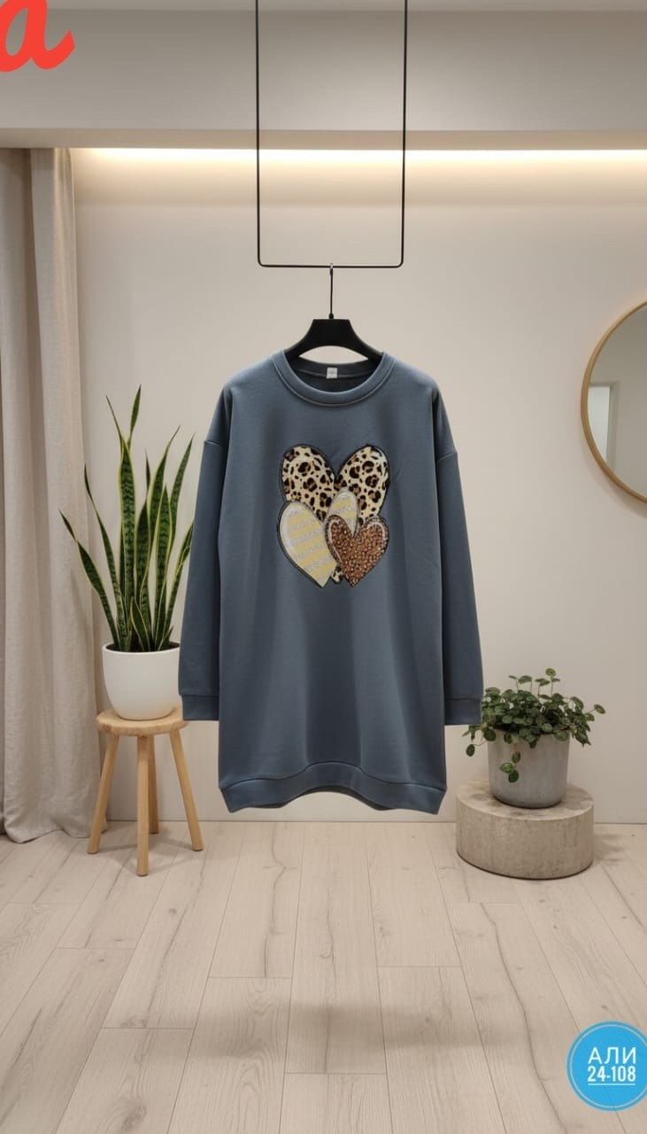 платье свитшот,теплое платье больших размеров,трикотажное платье,туника стильная,теплое платье худи