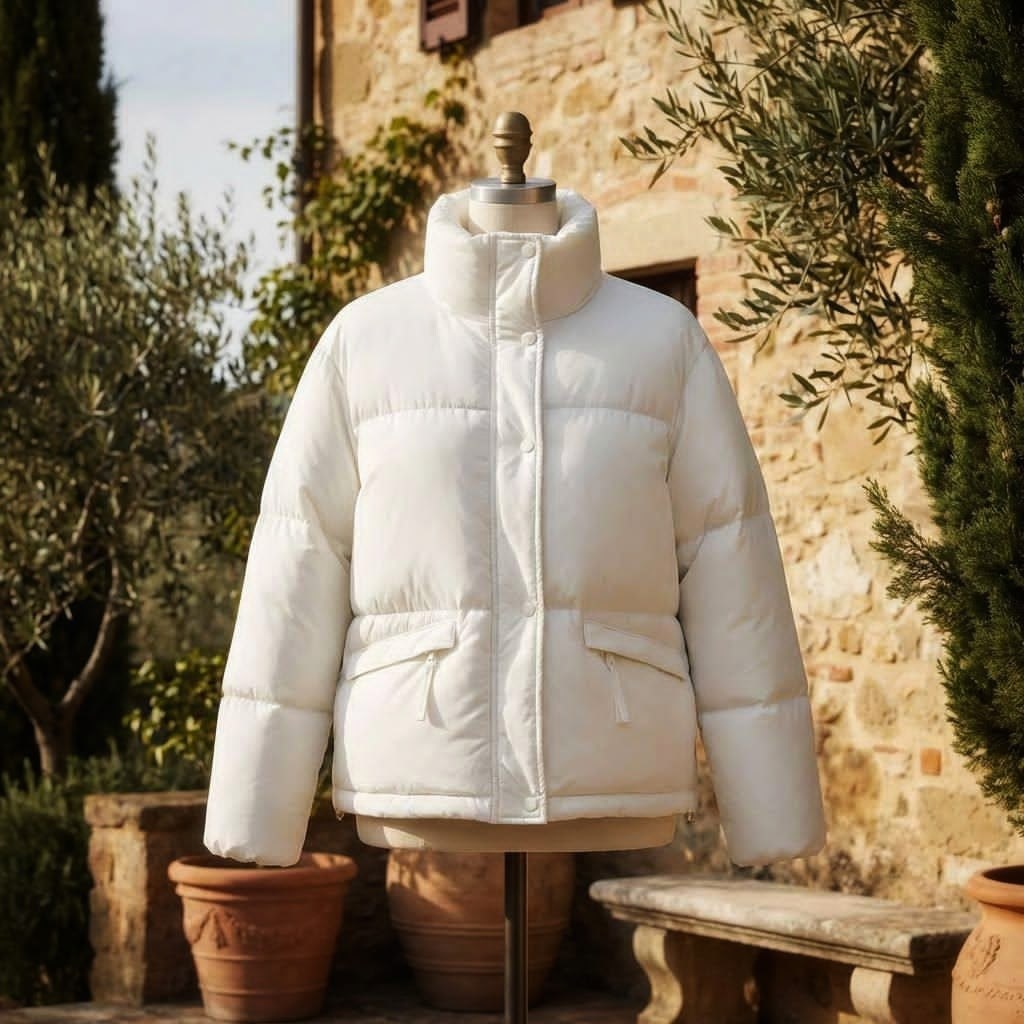 демисезонная куртка,бежевый пуховик,пуховик для женщин,пуховик,объемный пуховик