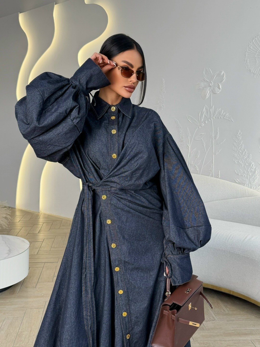 джинсовое платье,джинсовое платье-рубашка длины миди,джинсовое платье миди,джинсовое платье женское,джинсовое платье рубашка