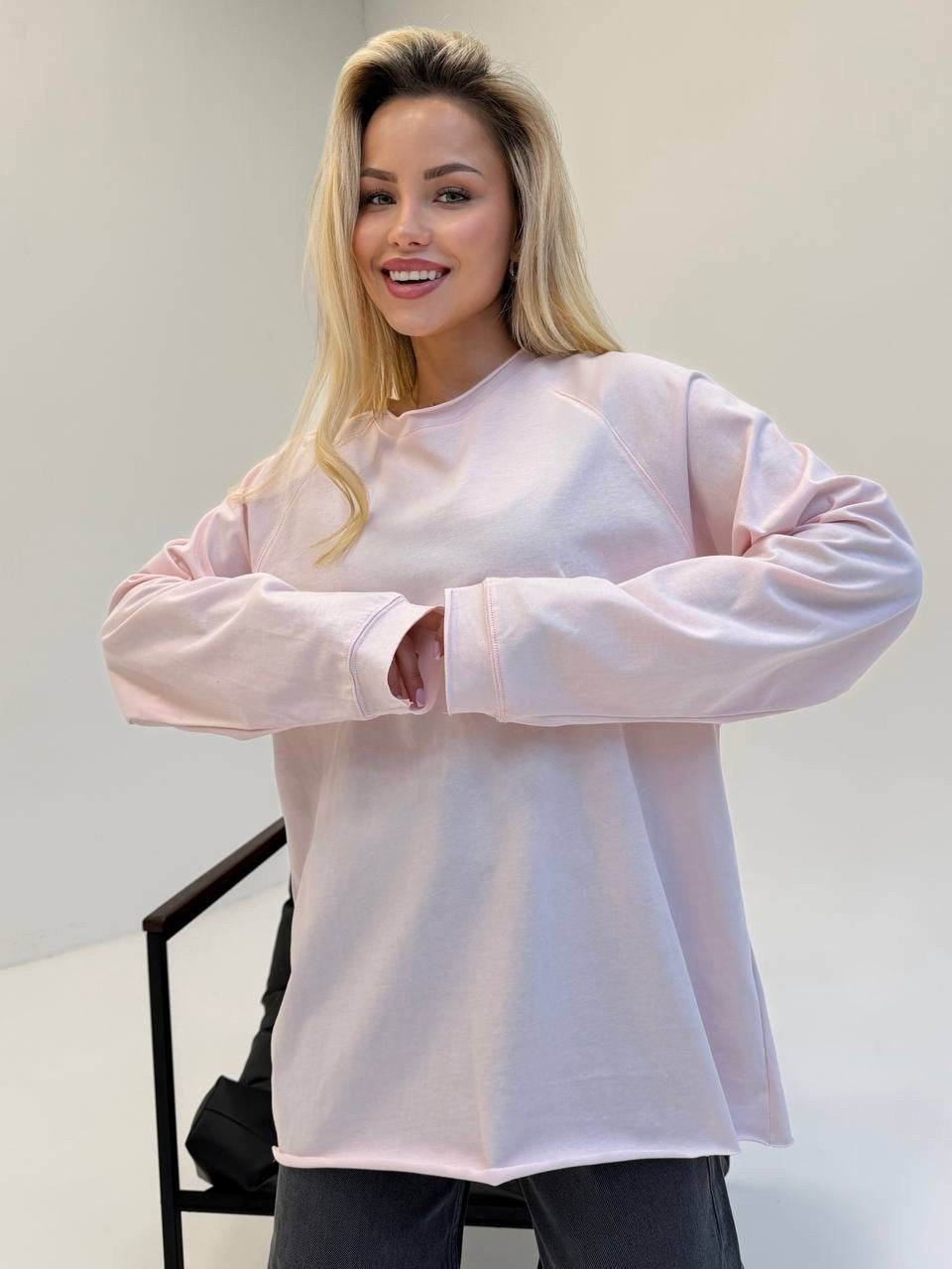 лонгсливы оверсайз,свитшот оверсайз женский,серый свитшот оверсайз,оверсайз свитшот базовый кофта худи panific,лонгслив женская оверсайз