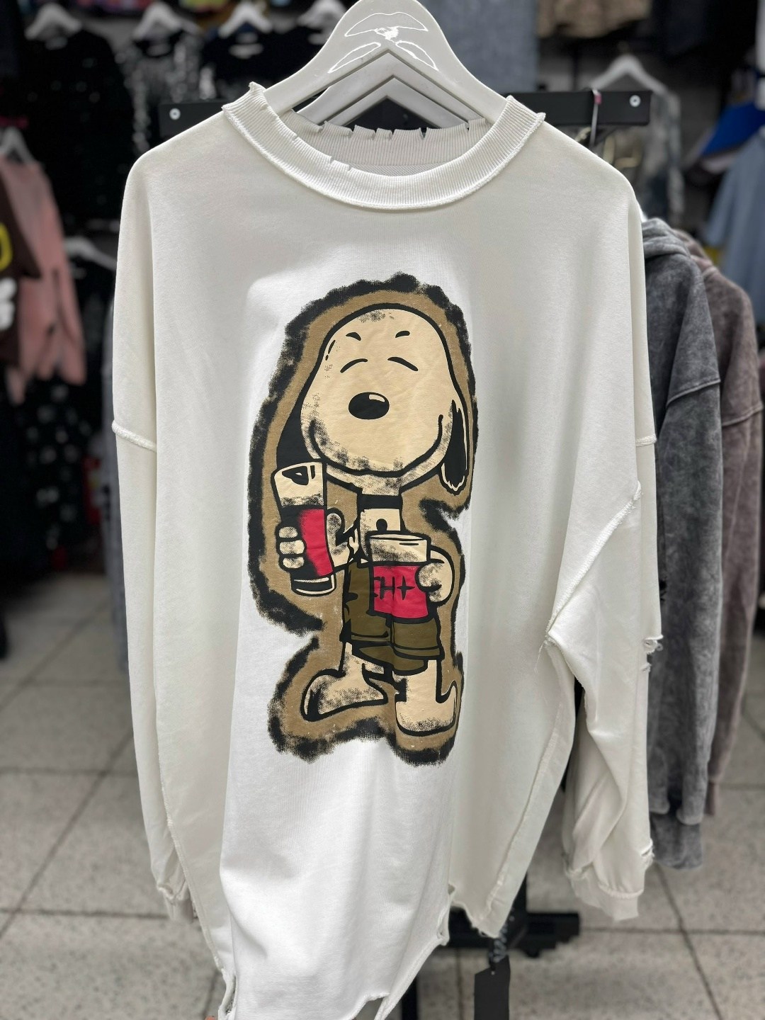 свитшот женская,свитшот оверсайз с принтом "микки маус",женская кофта,стиль оверсайз,лонгслив оверсайз с принтом варенка arttimes