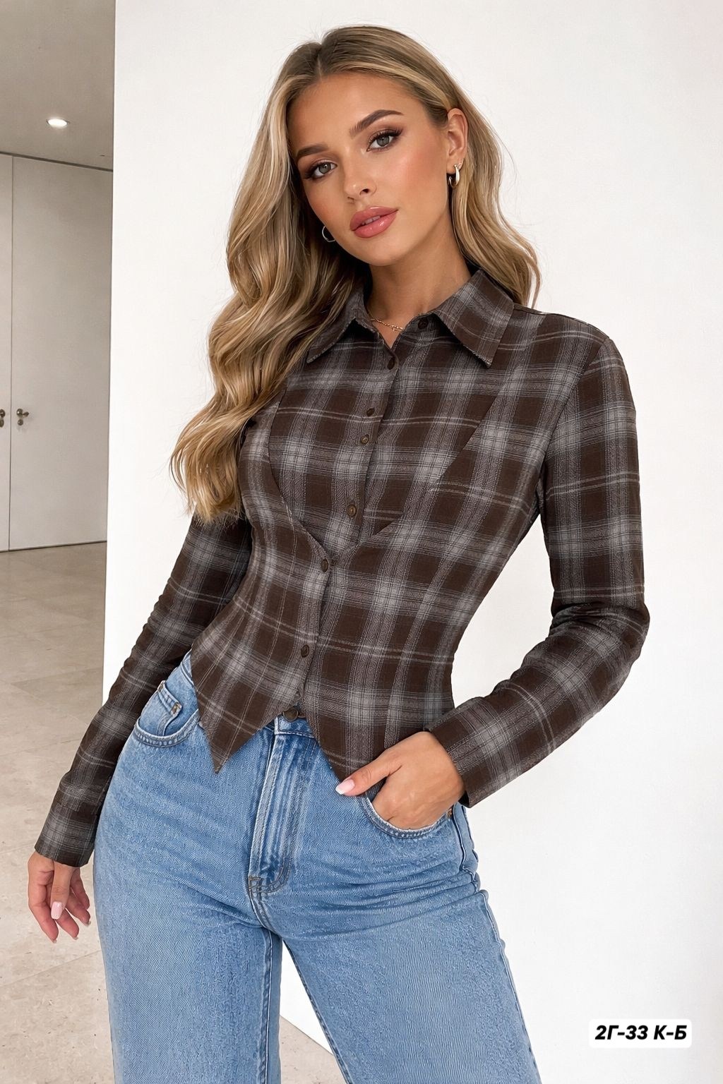 рубашка в клетку серо-бежевого цвета,рубашка в клетку оверсайз удлиненная 2e_brand,рубашка enamour женская коричневая в клетку арт. 1665414754,рубашка клетка,рубашка в клетку женская