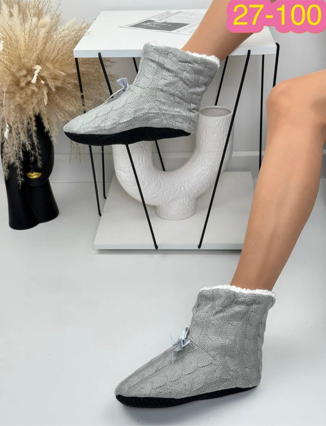 вязаные носки сапожки,сапожки спицами,сапожки вязаные,домашние угги,домашние тапочки сапожки