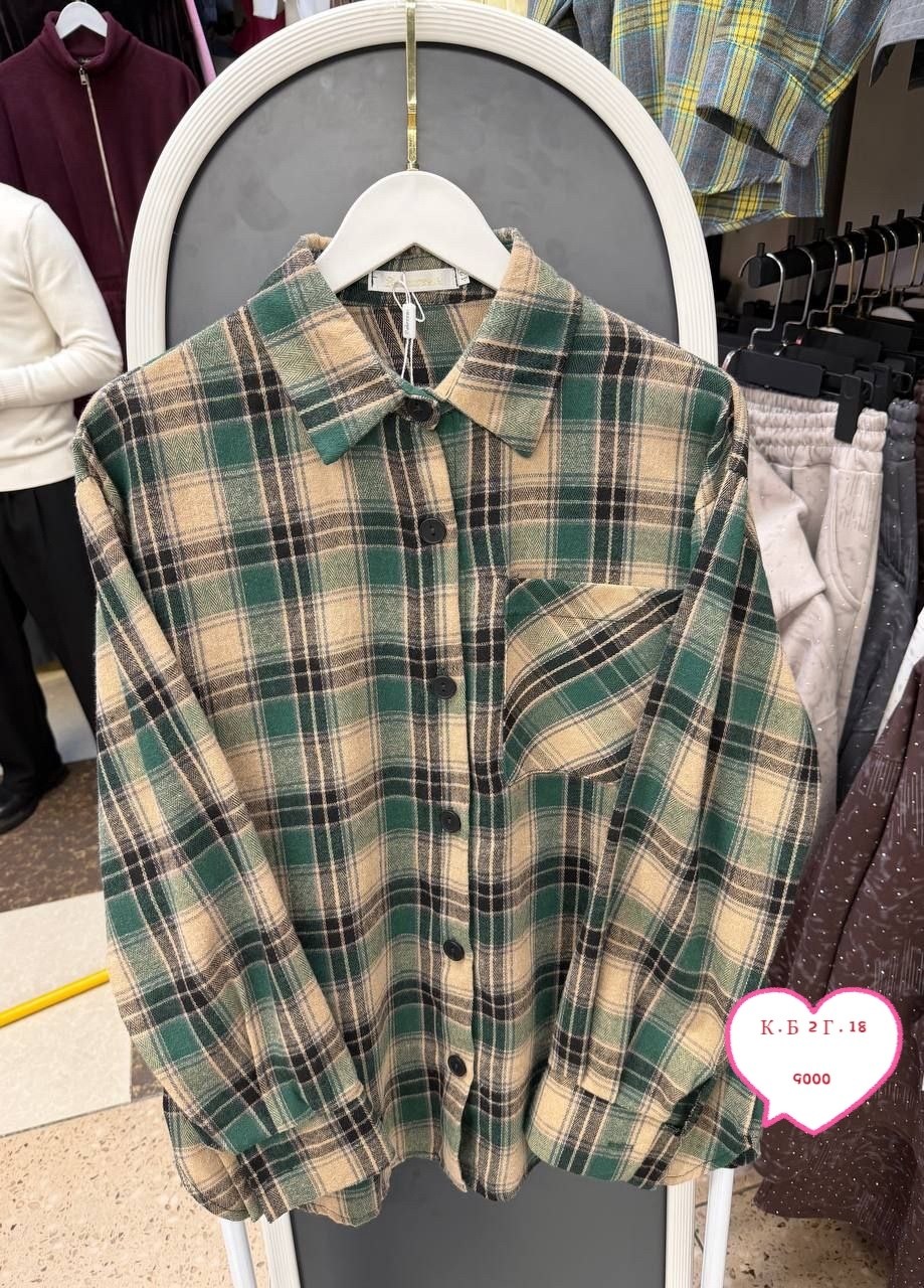 рубашка женская в клетку теплая оверсайз,рубашка в клетку,рубашка теплая в клетку оверсайз,женская рубашка оверсайз в клетку,рубашка