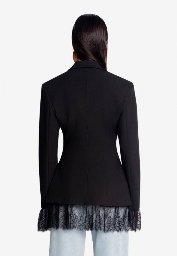 жакет с кружевом,жакет деловой,жакет