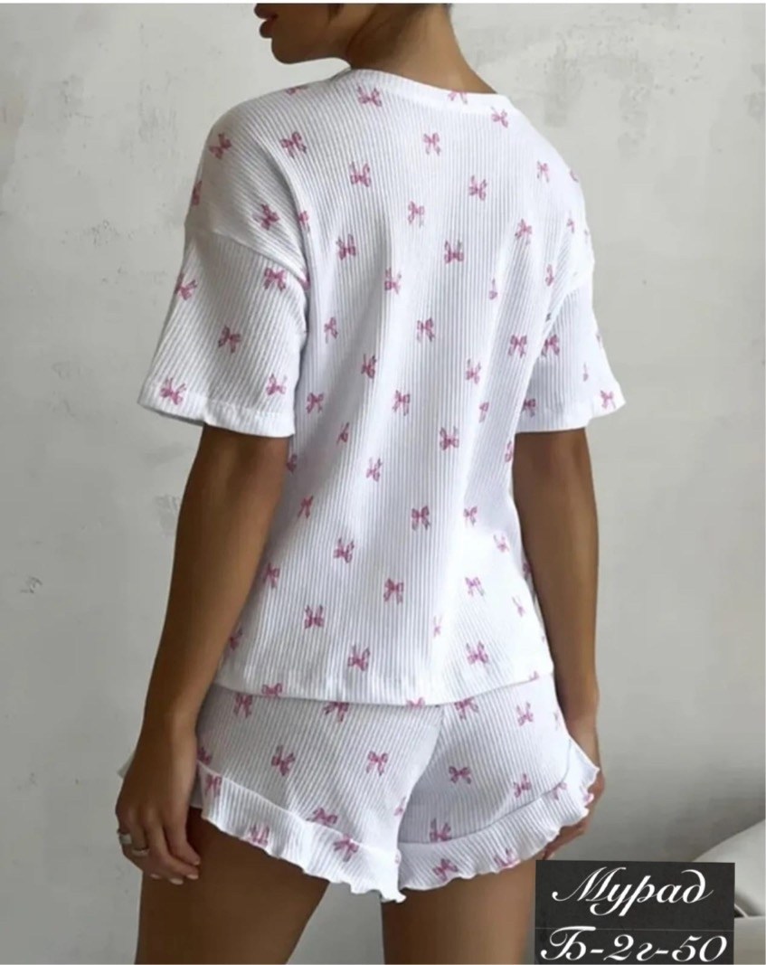 муслиновая пижама с шортами eustera 231658668,комплект женской пижамы,пижама женская,муслиновая пижама с шортами eustera 213008013,муслиновая пижама с шортами