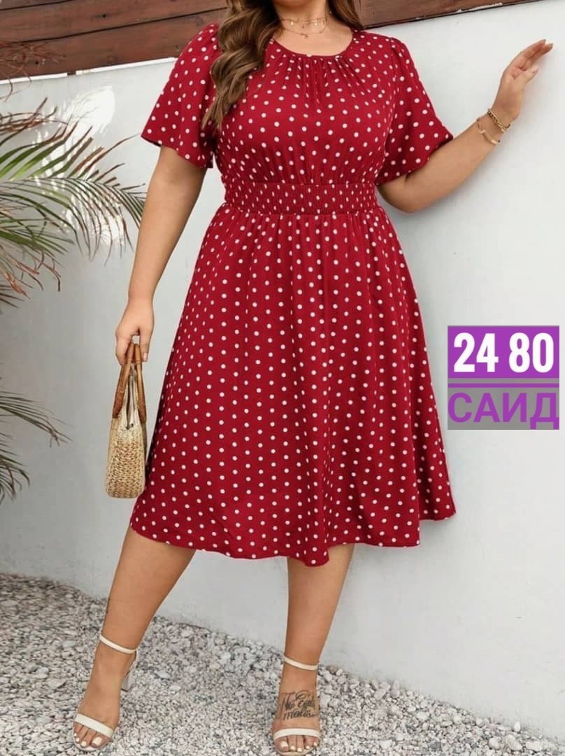 платье женское в горошек больших размеров,женское платье больших размеров,женское платье в горошек,платье большие размеры,летнее платье больших размеров