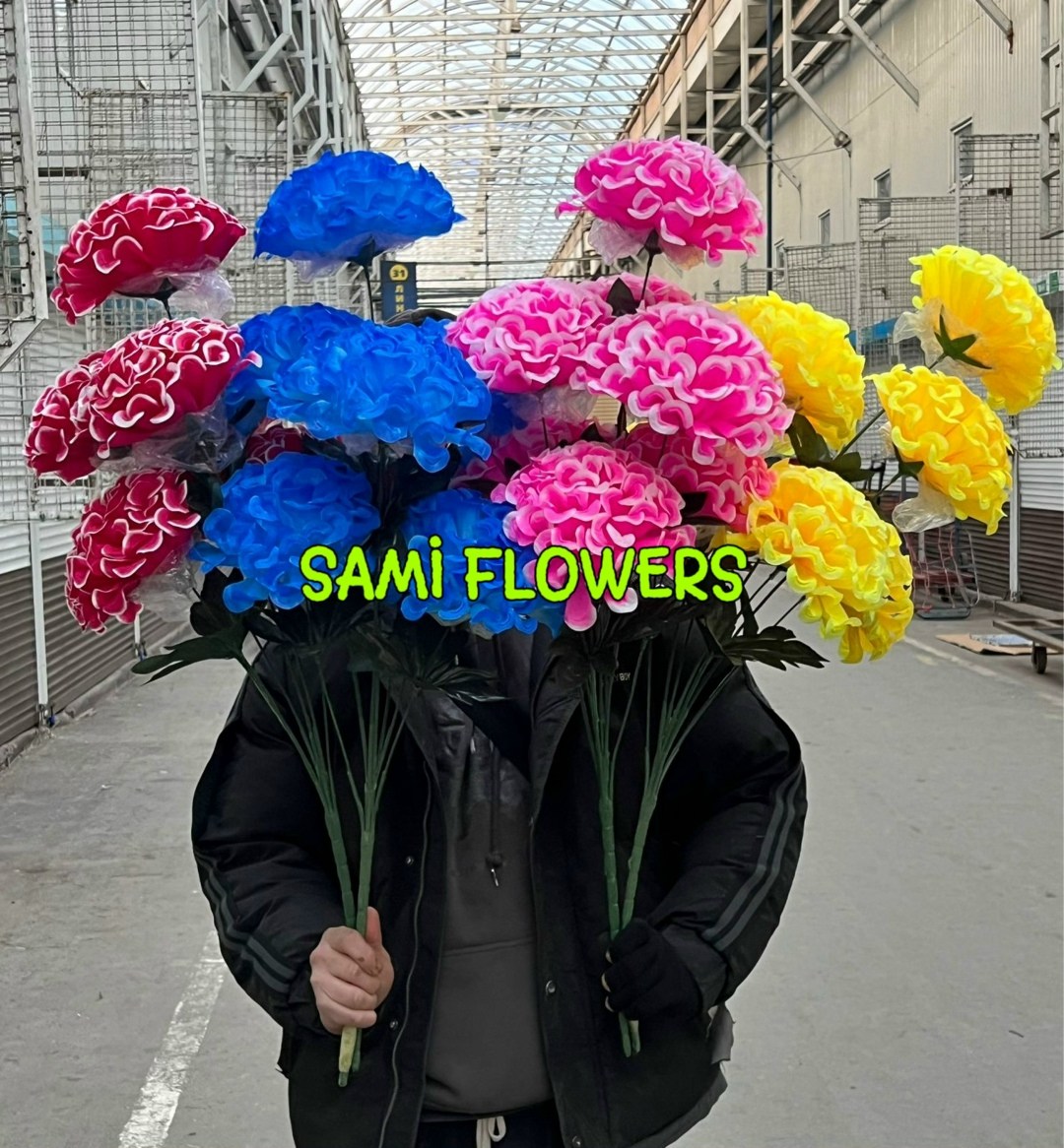 цветок искусственная,цветок шар,большие цветы,букет,цветы