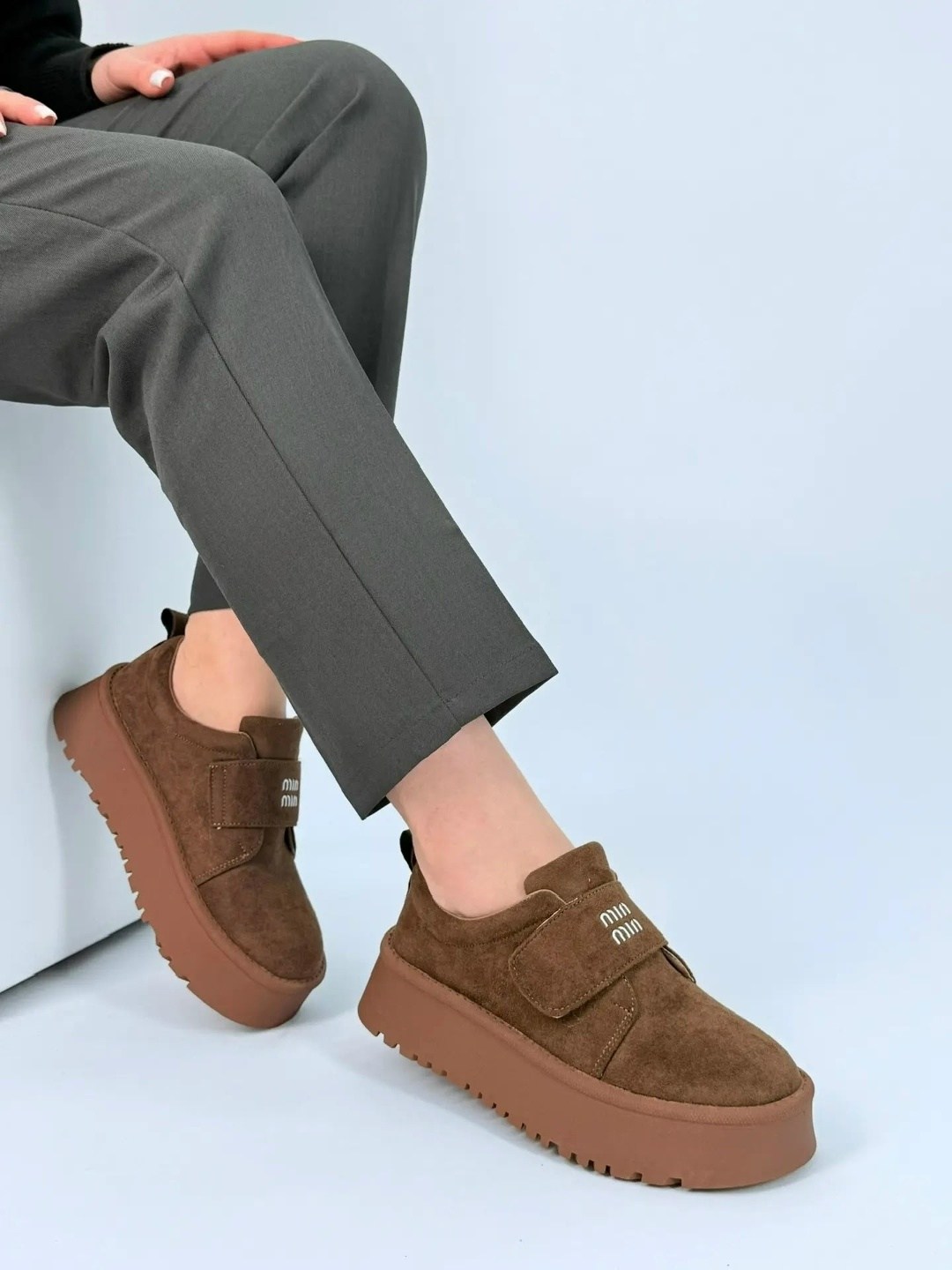 ,женская ,модная женская ,лоферы замш, повседневные