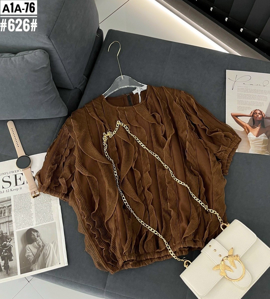 женская блузка,блузка стильная,блузка с оборками,женская блуза,шифоновая блузка