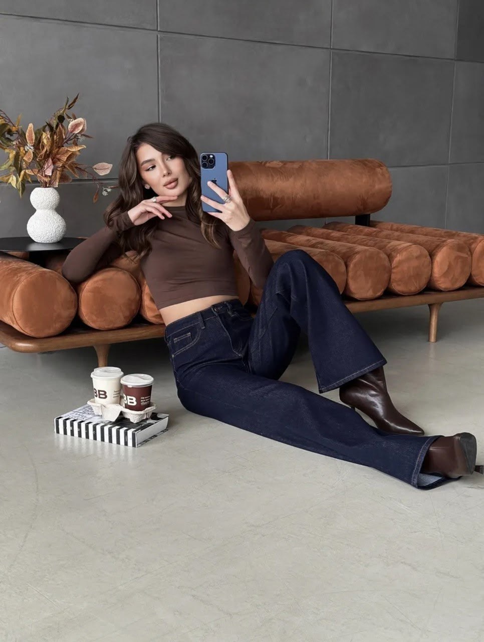 джинсы темно-синие широкие клеш norma jeane,джинсы прямые с высокой посадкой,женские джинсы,модные джинсы,широкие джинсы