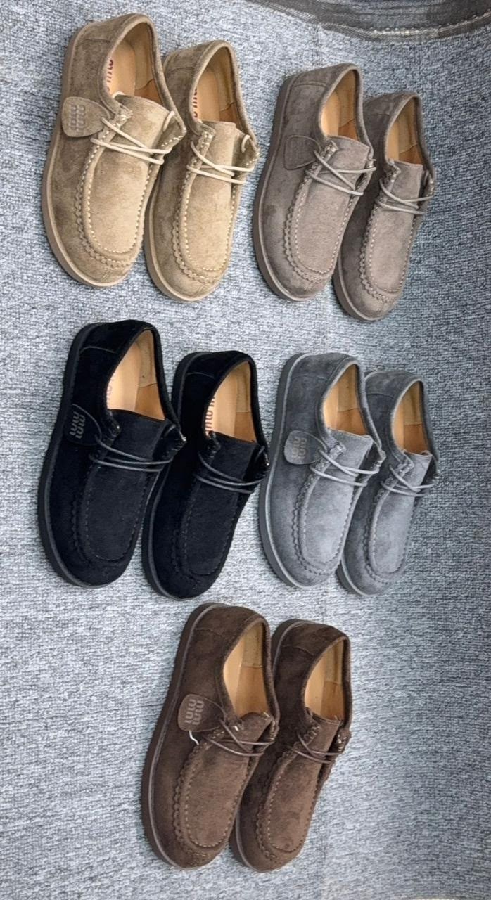 замшевые лоферы miu miu на высокий подошве и фирменной фурнитурой,,женская ,лоферы замш,женские лоферы