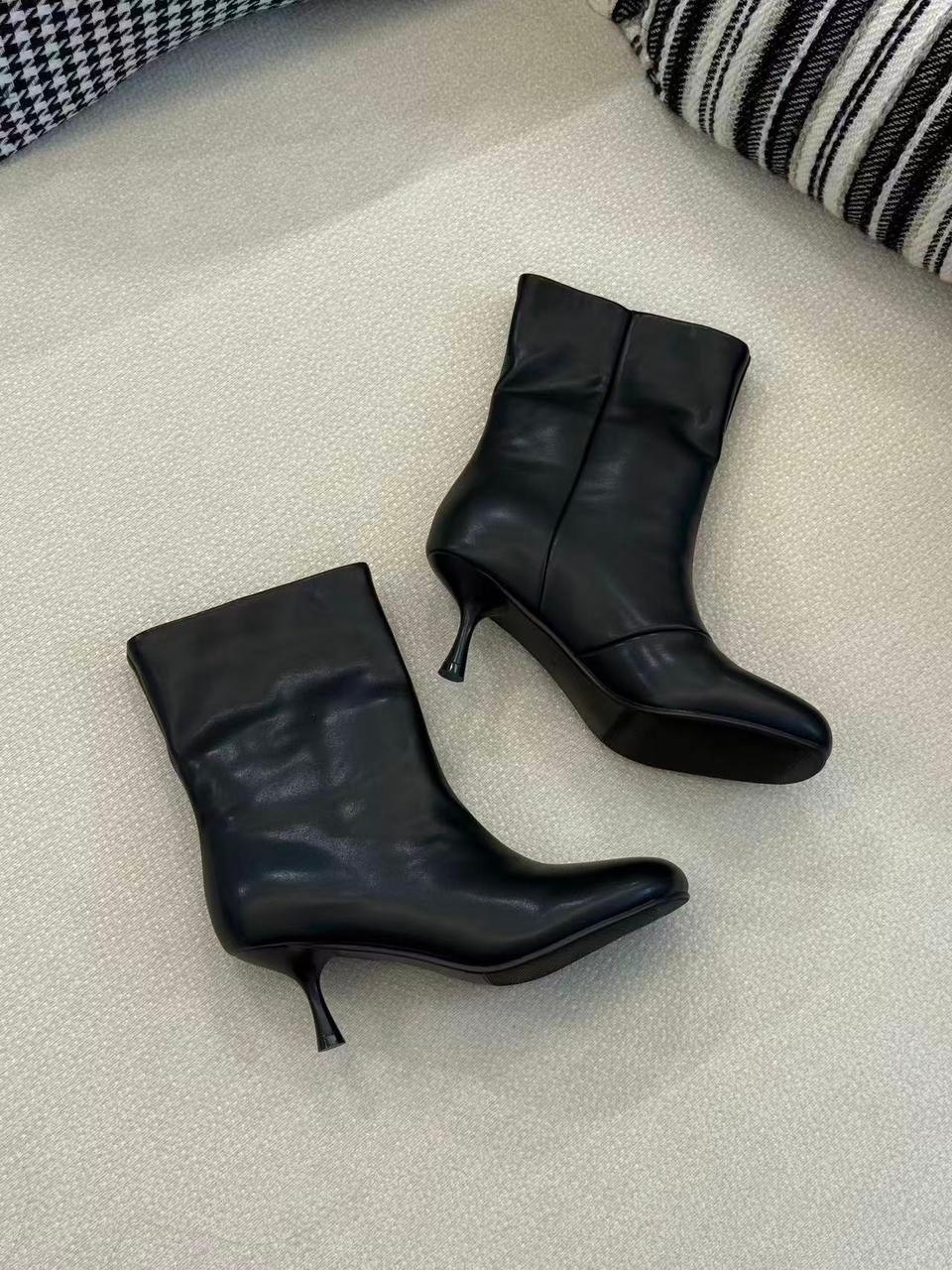 ,ботильоны женские,кожаные ботильоны,ботильоны баленсиага, женская