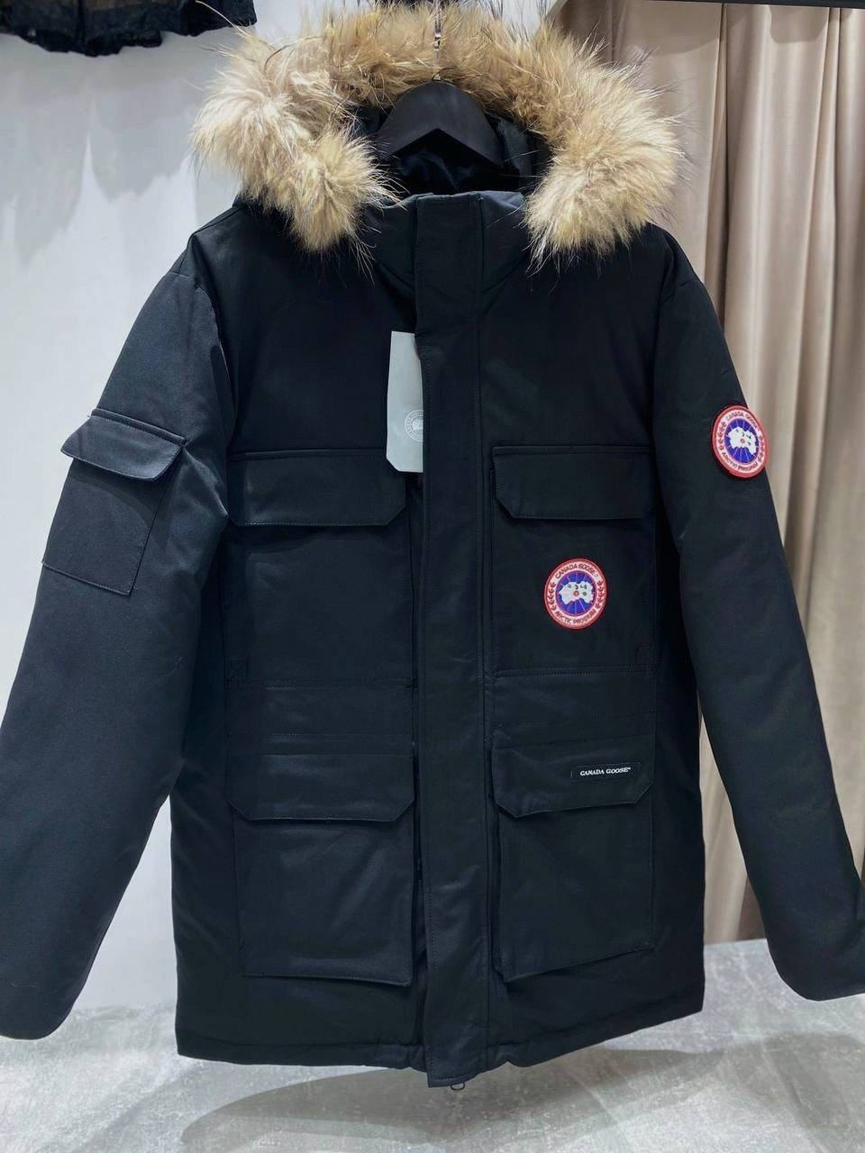 мужской пуховик canada goose черный,canada goose expedition parka,пуховик canada goose,пуховик canada goose мужской,мужская зимняя куртка canada goose