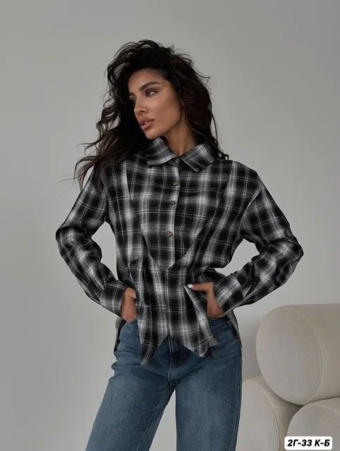рубашка в клетку серо-бежевого цвета,рубашка в клетку оверсайз удлиненная 2e_brand,рубашка enamour женская коричневая в клетку арт. 1665414754,рубашка клетка,рубашка в клетку женская