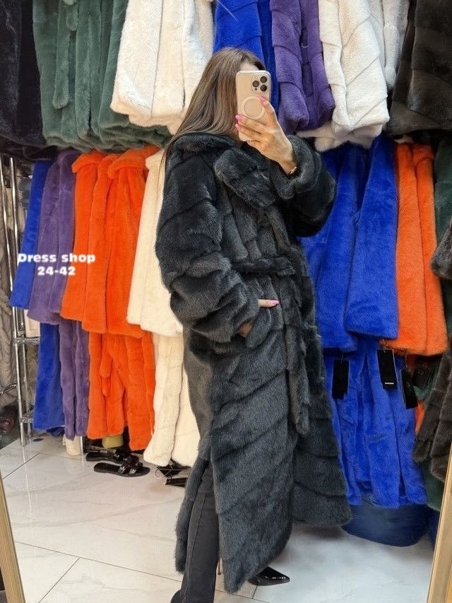 шуба норковая,шуба,шубка,шуба из эко меха под норку,шуба из эко меха