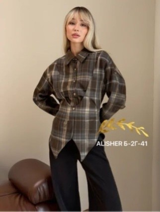 рубашка оверсайз в клетку betrendy wear,рубашка в клетку,женская рубашка в клетку,женская рубашка,рубашка