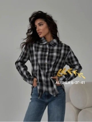 рубашка оверсайз в клетку betrendy wear,рубашка в клетку,женская рубашка в клетку,женская рубашка,рубашка