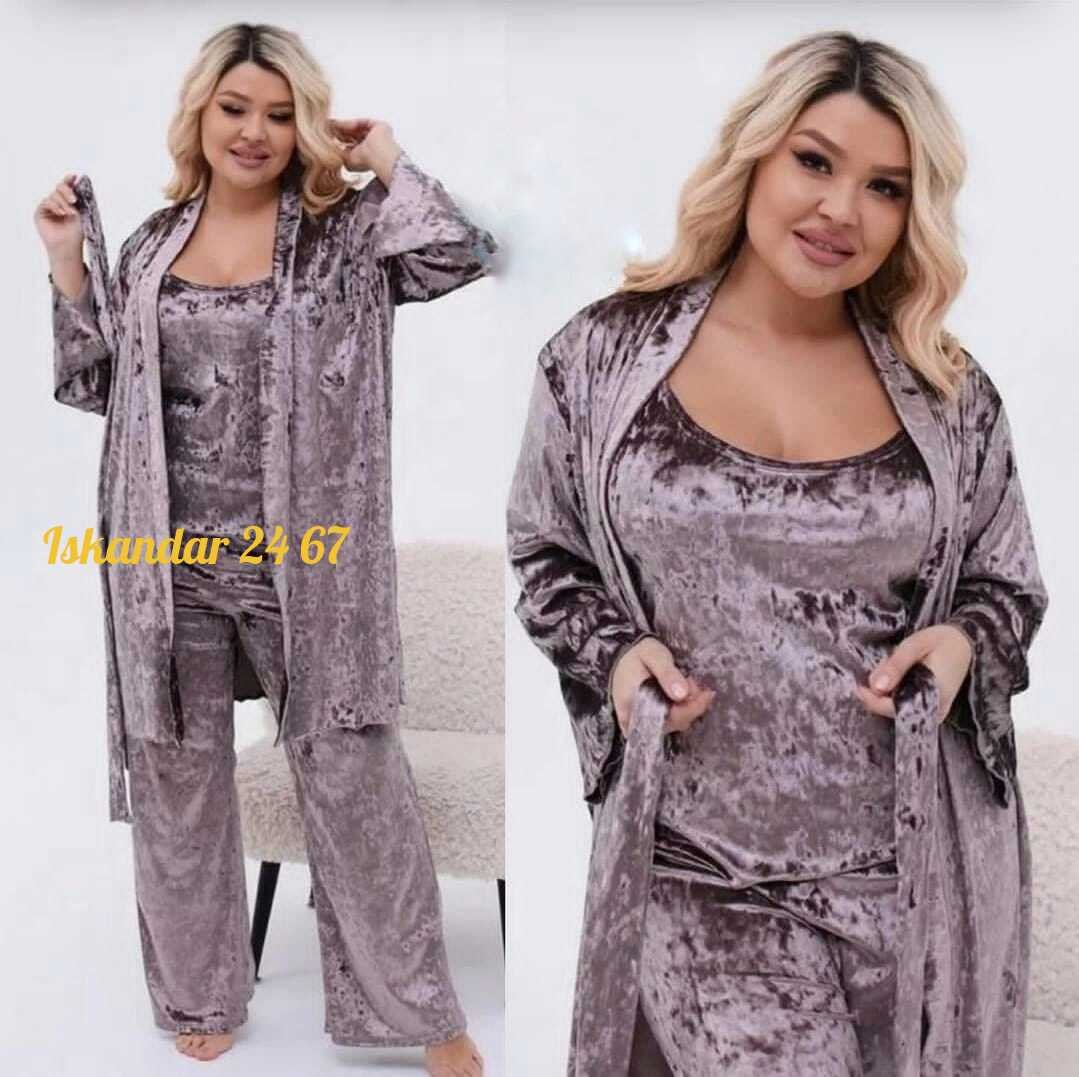 пижама женская 4ка велюр,пижама женская велюр,костюм - пижама женская 4ка велюр арт. 11458016,костюм - пижама женская 4ка велюр арт. 11263869,комплект пижама