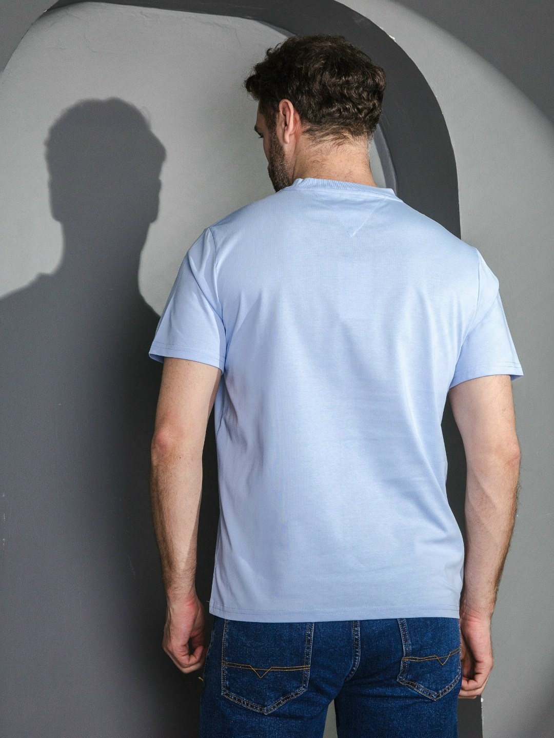 голубая футболка томми хилфигер,мужская футболка,футболка голубая,томми хилфигер слим фит футболка,футболка мужская tommy hilfiger