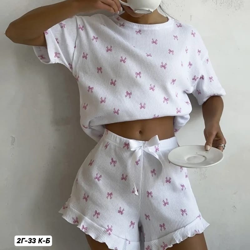 муслиновая пижама с шортами eustera 213008013,пижама женская,пижама женская с шортами,муслиновая пижама с шортами eustera 231658668,женская пижама комплект