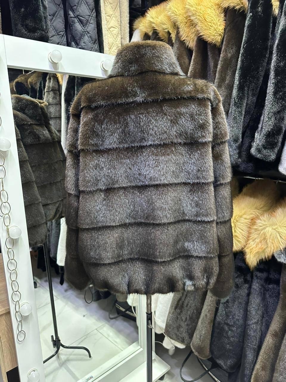 норковая шуба,шуба норка,норковый полушубок,шуба,женская шуба