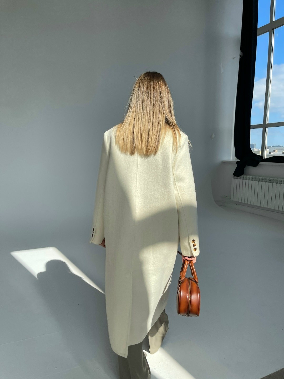 модное пальто,пальто оверсайз,женское пальто,белое пальто оверсайз,шерстяное пальто