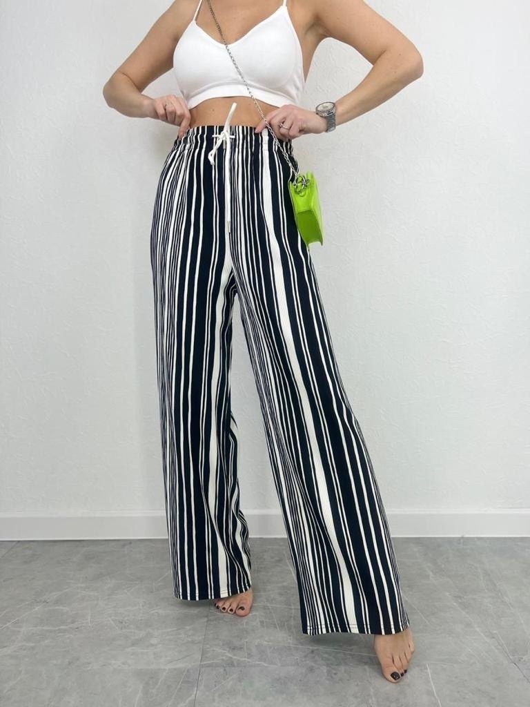 брюки женские,брюки лапша,женские брюки хлопок,брюки пижамные кюлоты широкие палаццо evranova 79885174,широкие брюки палаццо на резинке