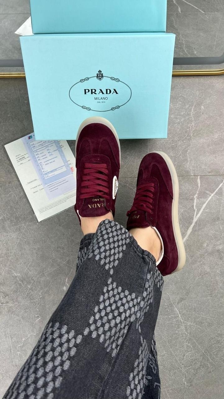 ,кроссовки prada,кроссовки prada женские,замшевые кроссовки,кеды замшевые