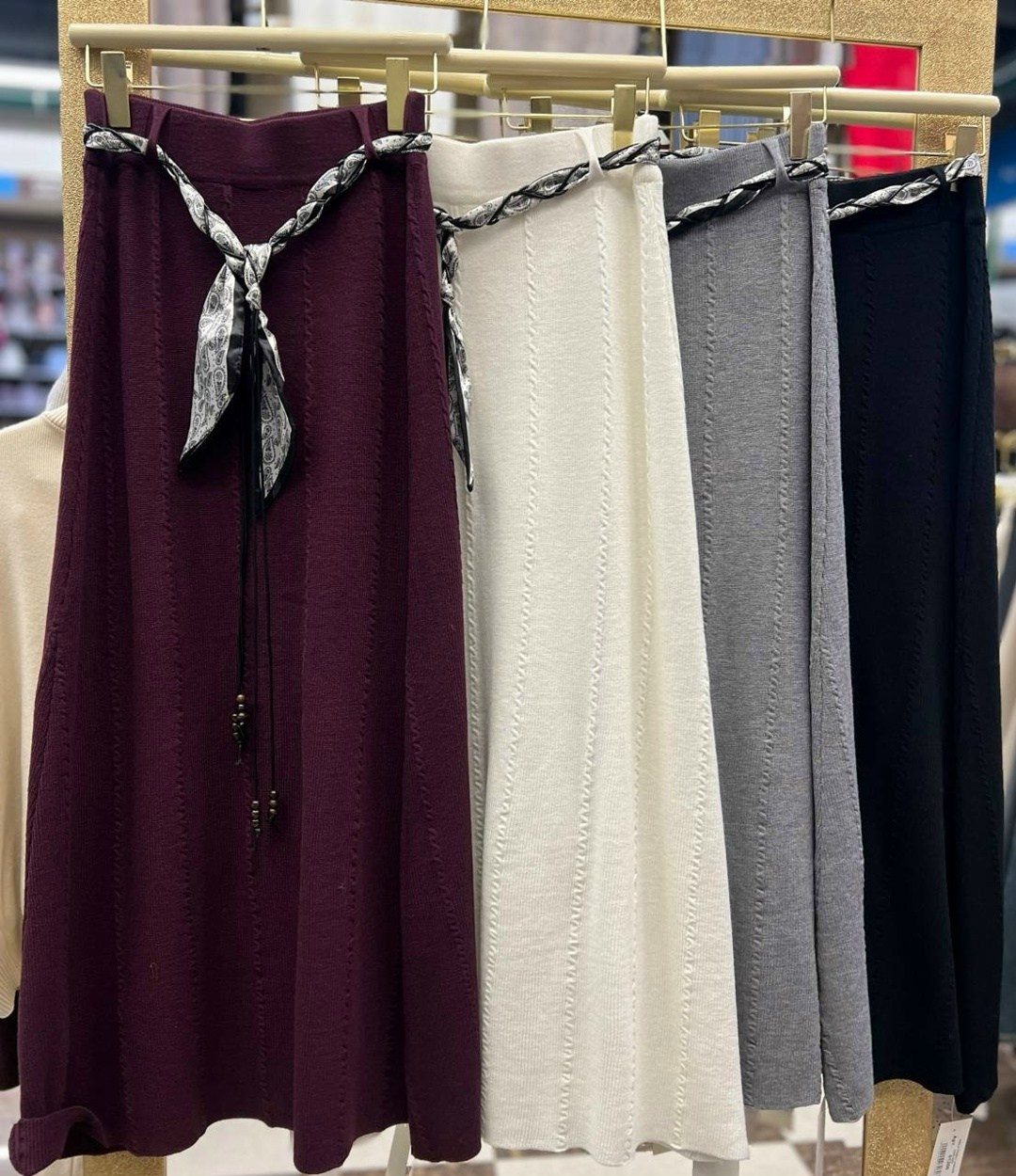 серая юбка,трикотажная юбка,юбка стильная,нарядная юбка,вязаная юбка